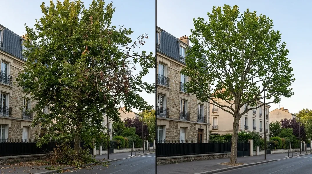 Résultat élagage à Clichy — Elagage Clichy